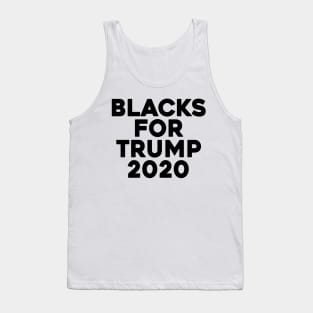 Blacks For Trump 2020 Tank Top